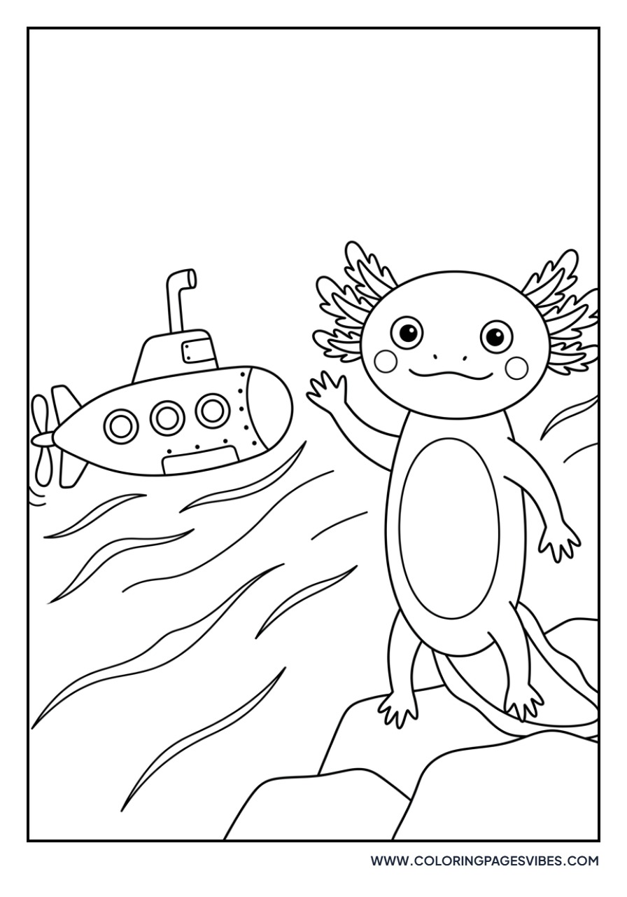 Axolotl and Submarine