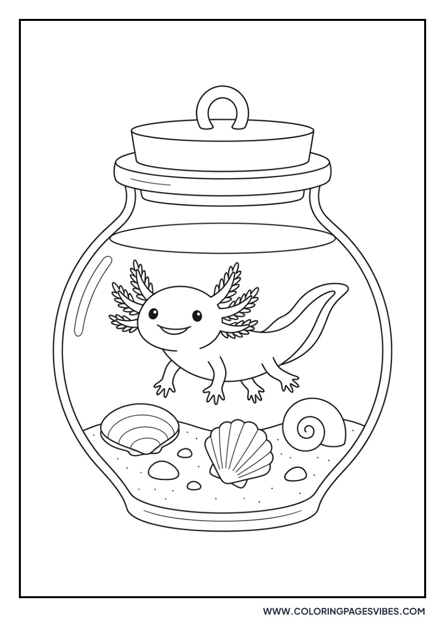 Axolotl in a Jar