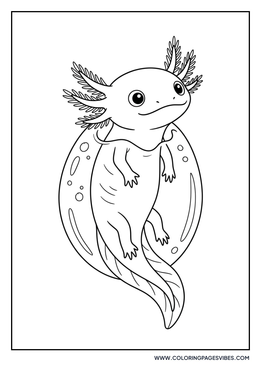 Baby Axolotl Hatching