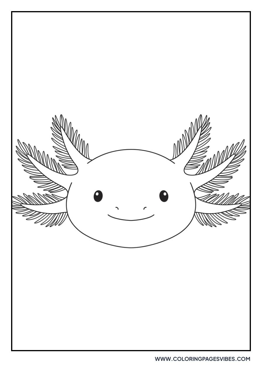 Detailed Gills Axolotl