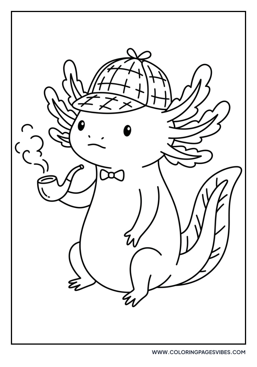 Detective Axolotl