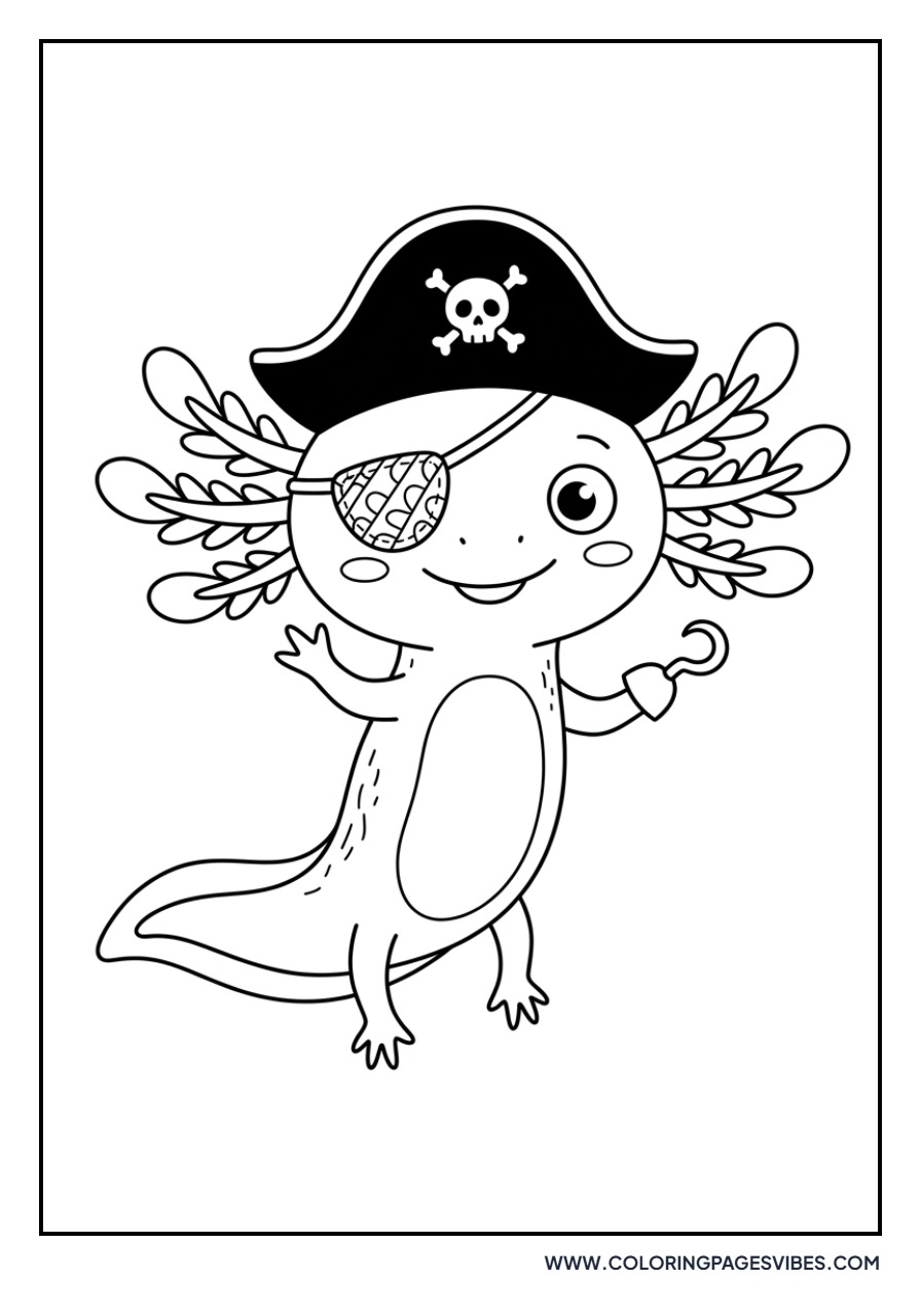 Pirate Axolotl