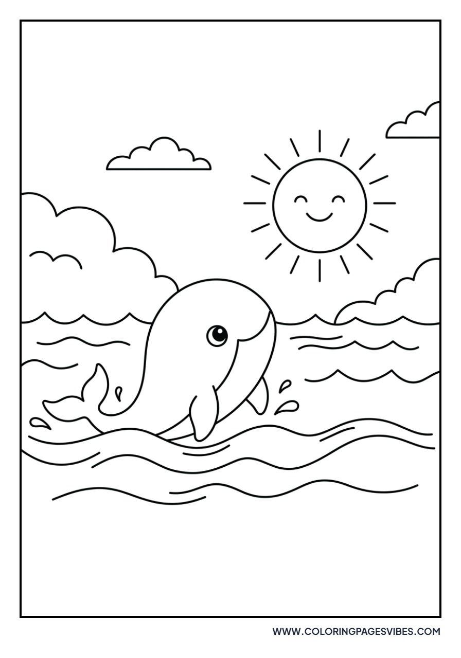 Blue Whale and Sun