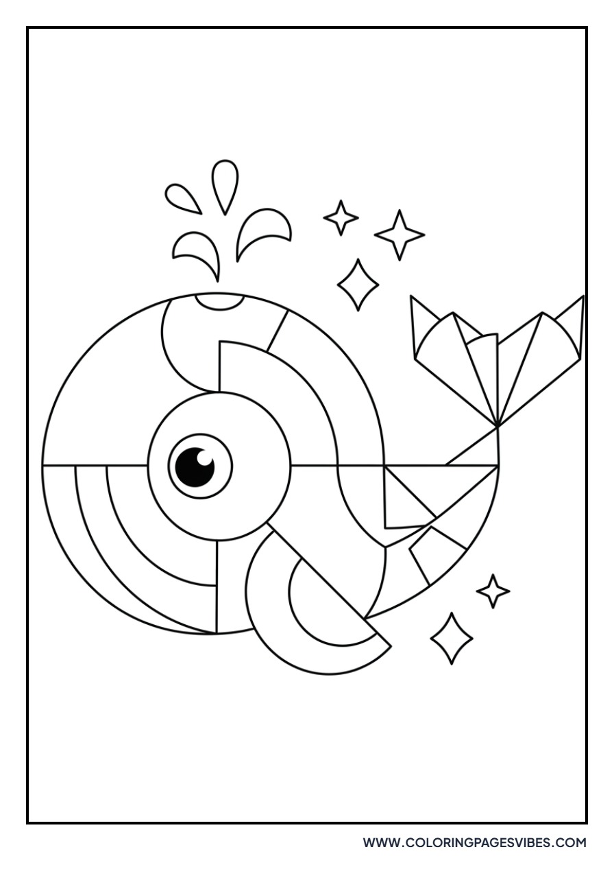 Geometric Blue Whale