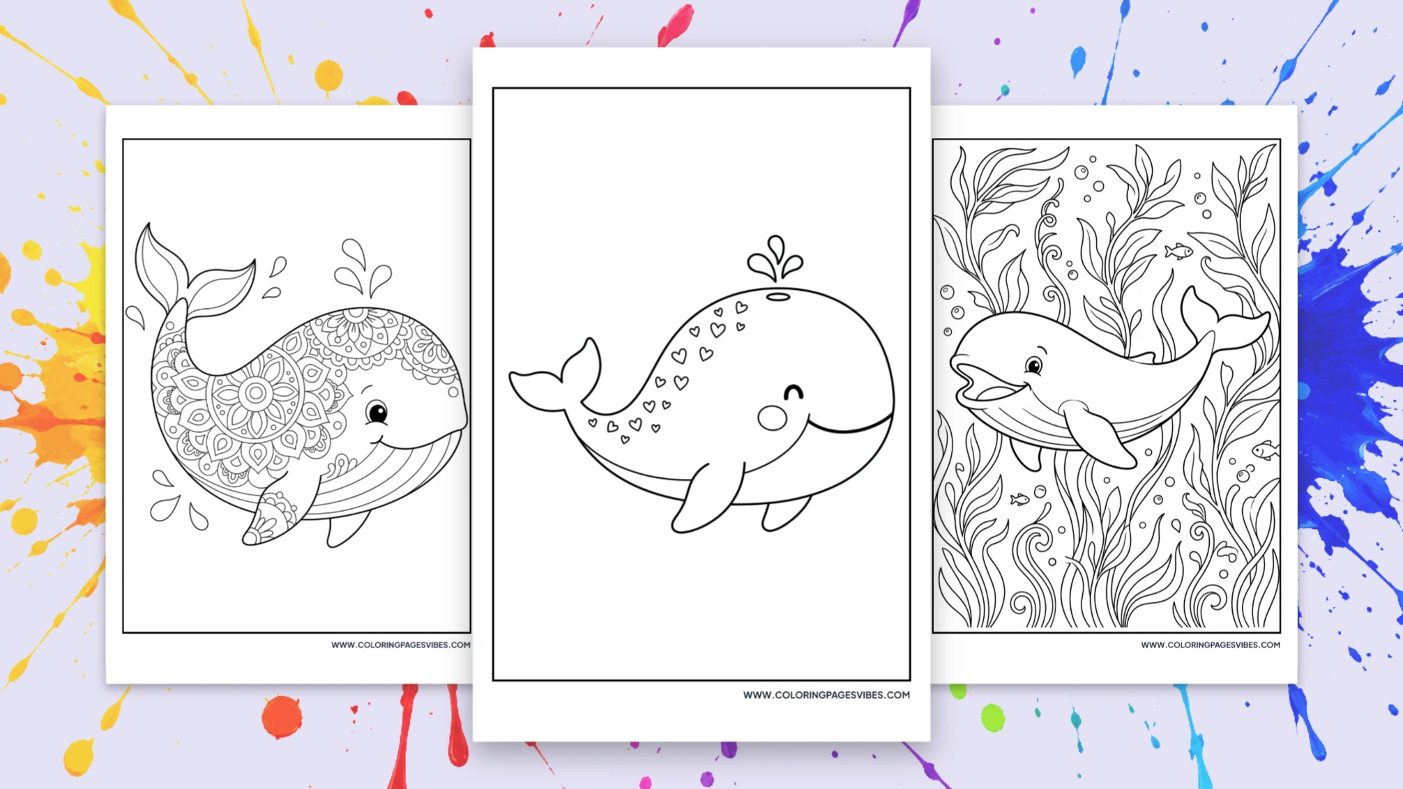 80+ Blue Whale Coloring Pages (Free & Printable PDF)
