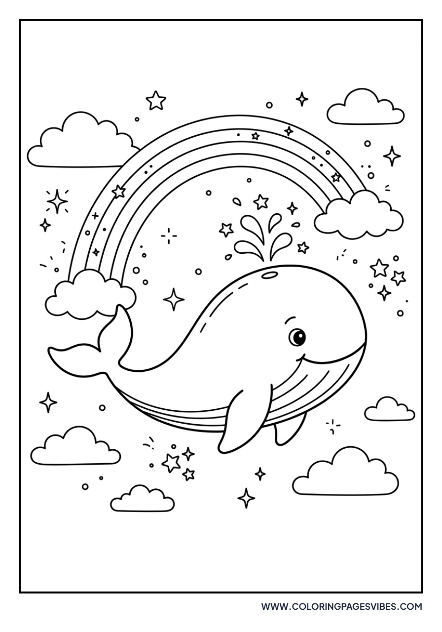 Rainbow Blue Whale