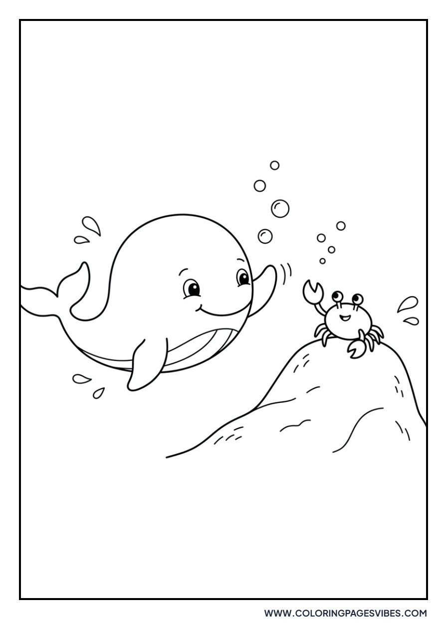 Whale and Crab Friend