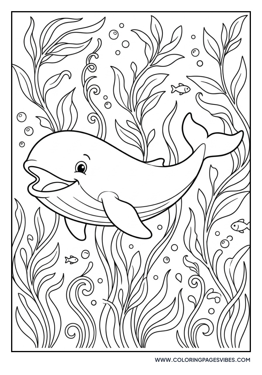 Whale and Seaweed Forest