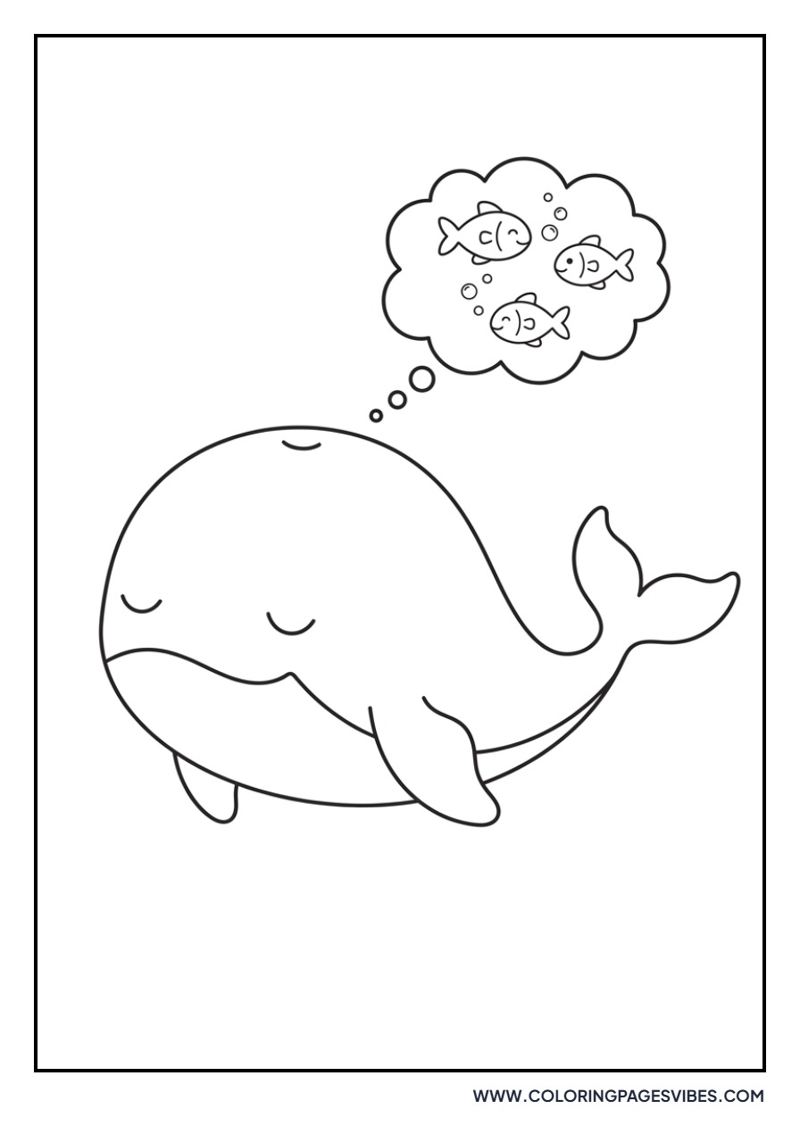 Whale Dreaming of Fish