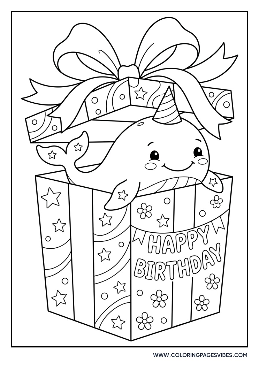 Whale in a Gift Box