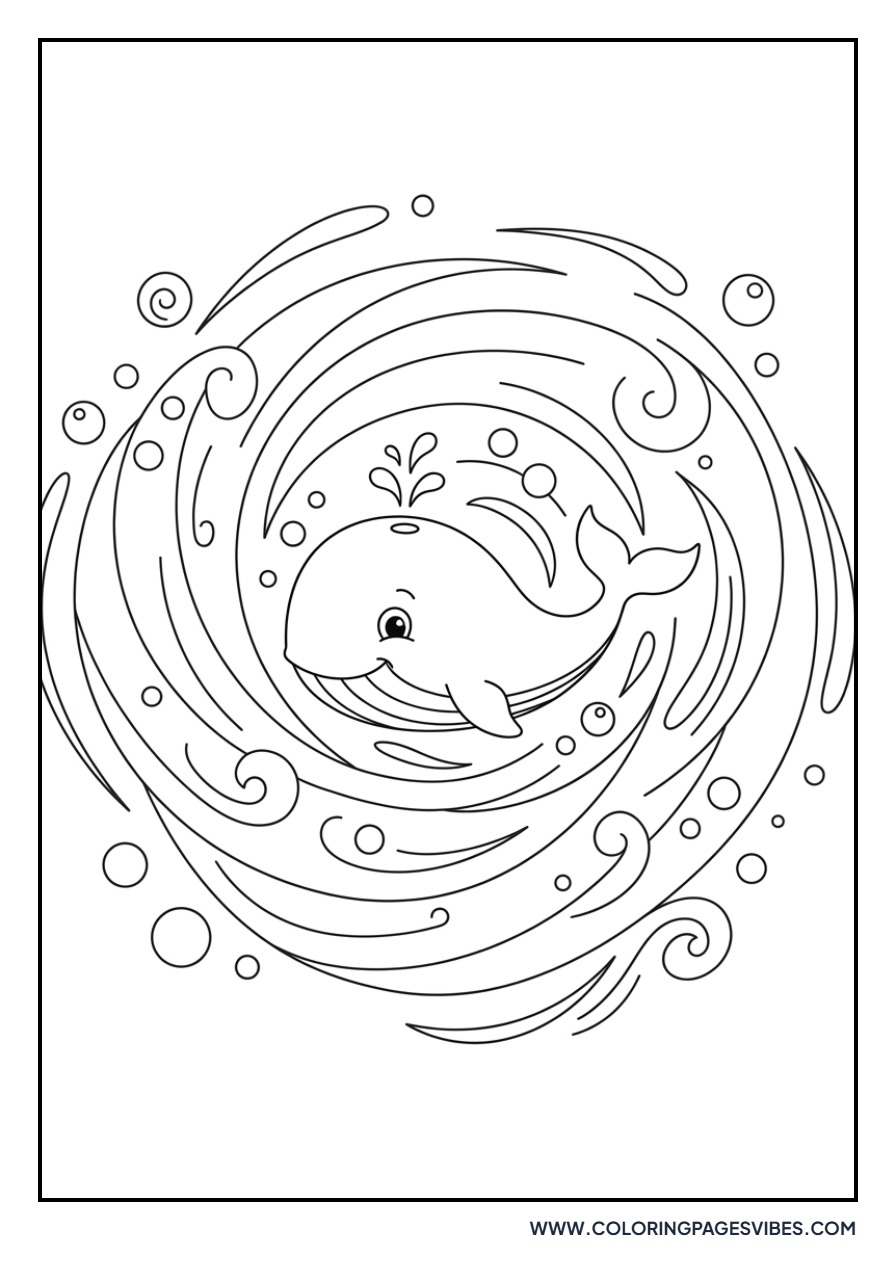 Whale in a Whirlpool