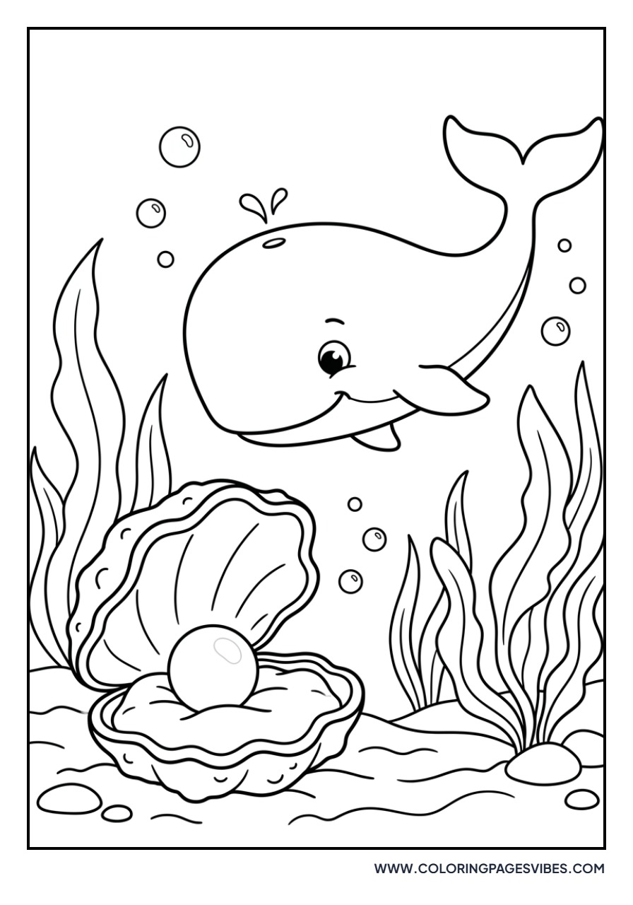Whale with a Pearl