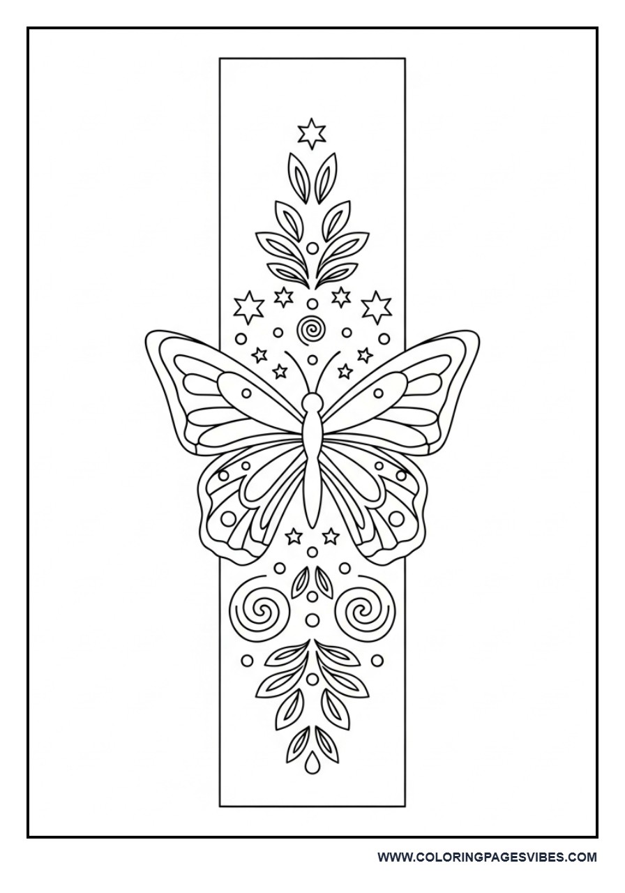 Butterfly Bookmark Style