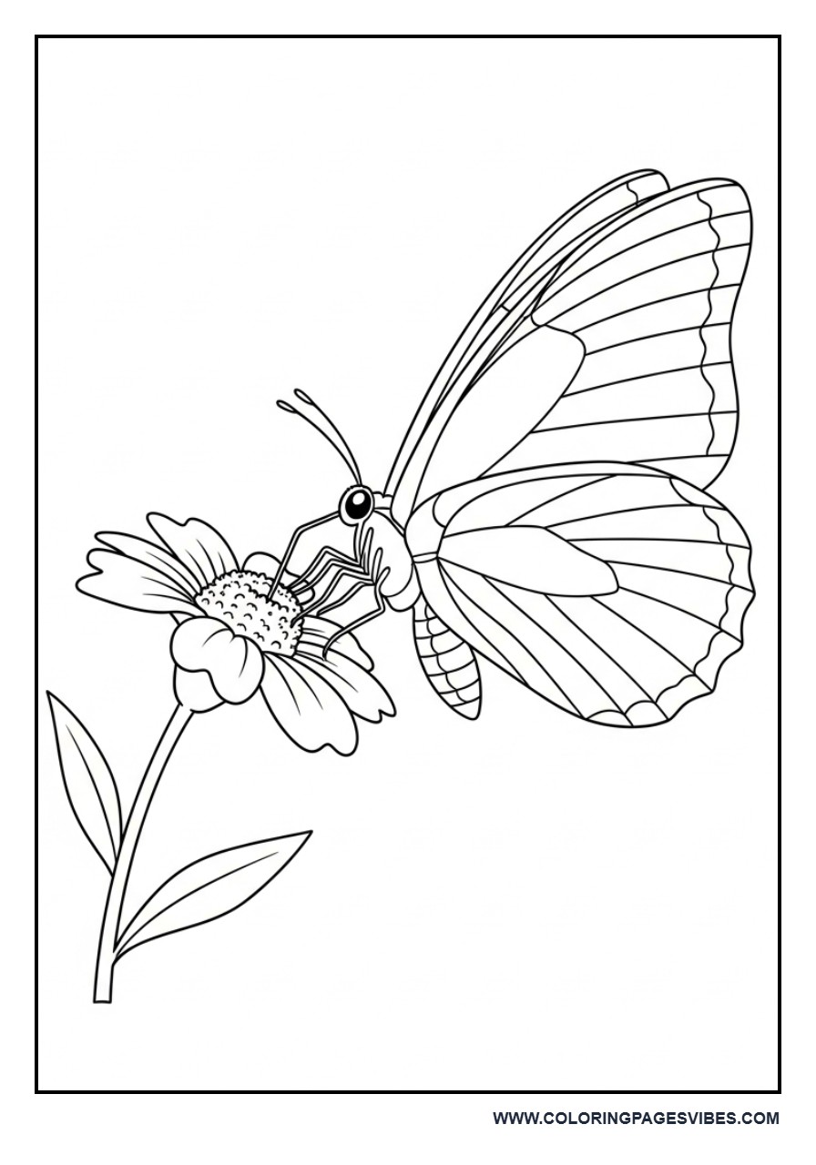 Butterfly Drinking Nectar