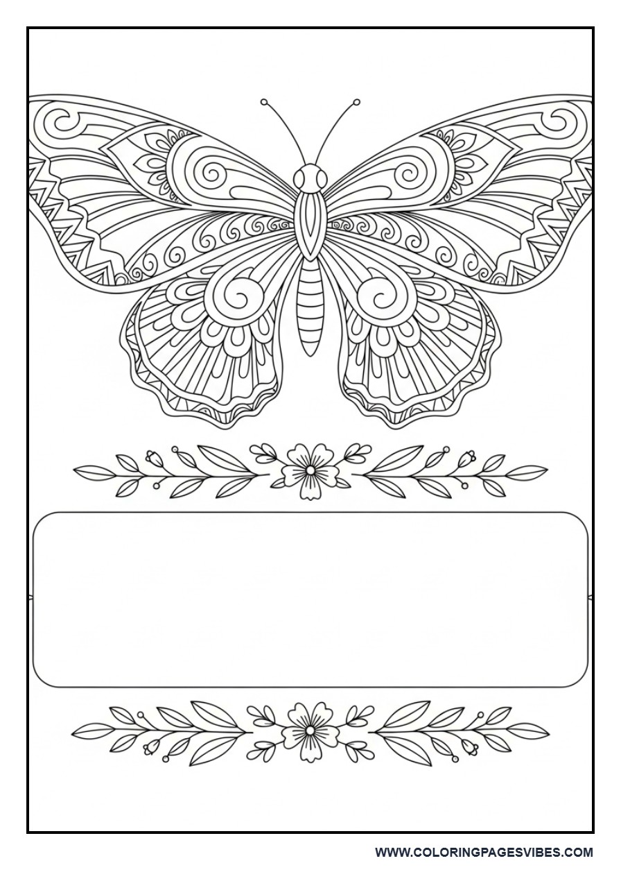 Butterfly Quote Space Design