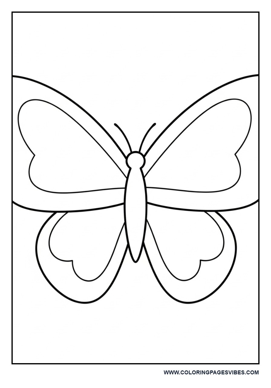 Simple Symmetry Butterfly
