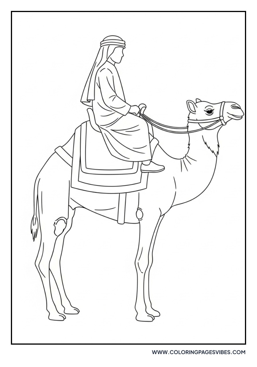 Camel Carrying a Person