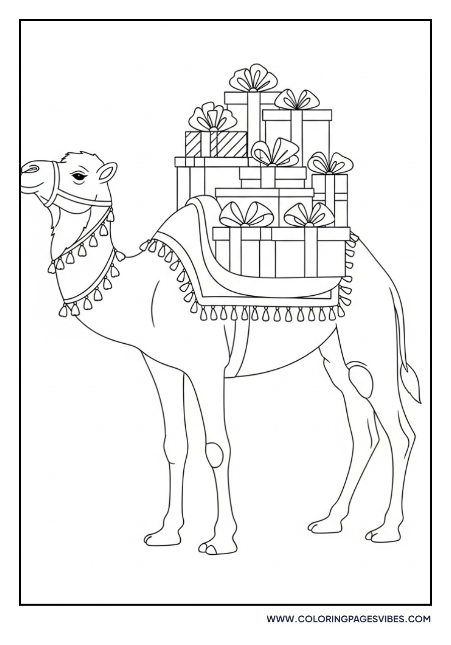 Camel Carrying Gifts