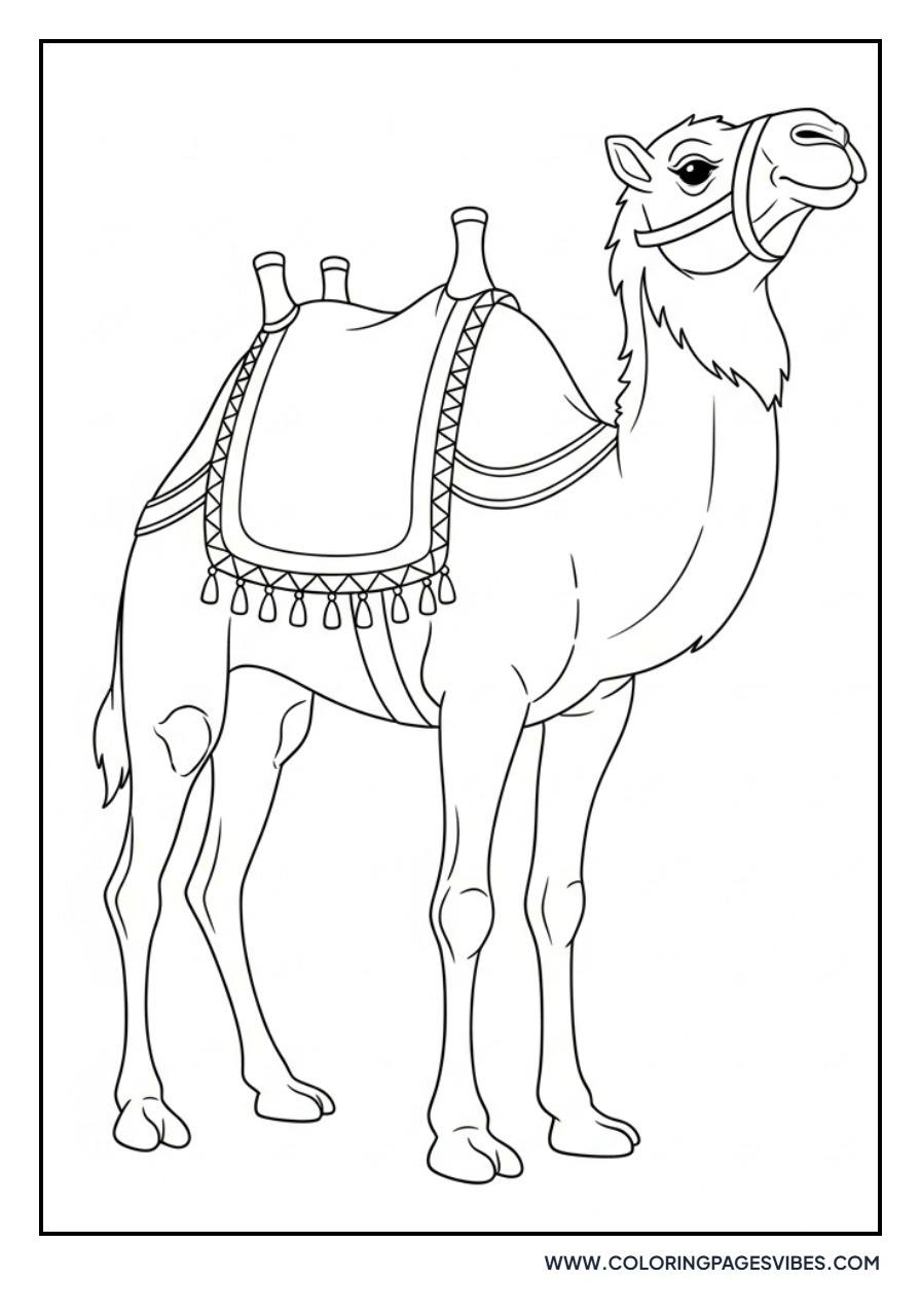 Camel with Saddle