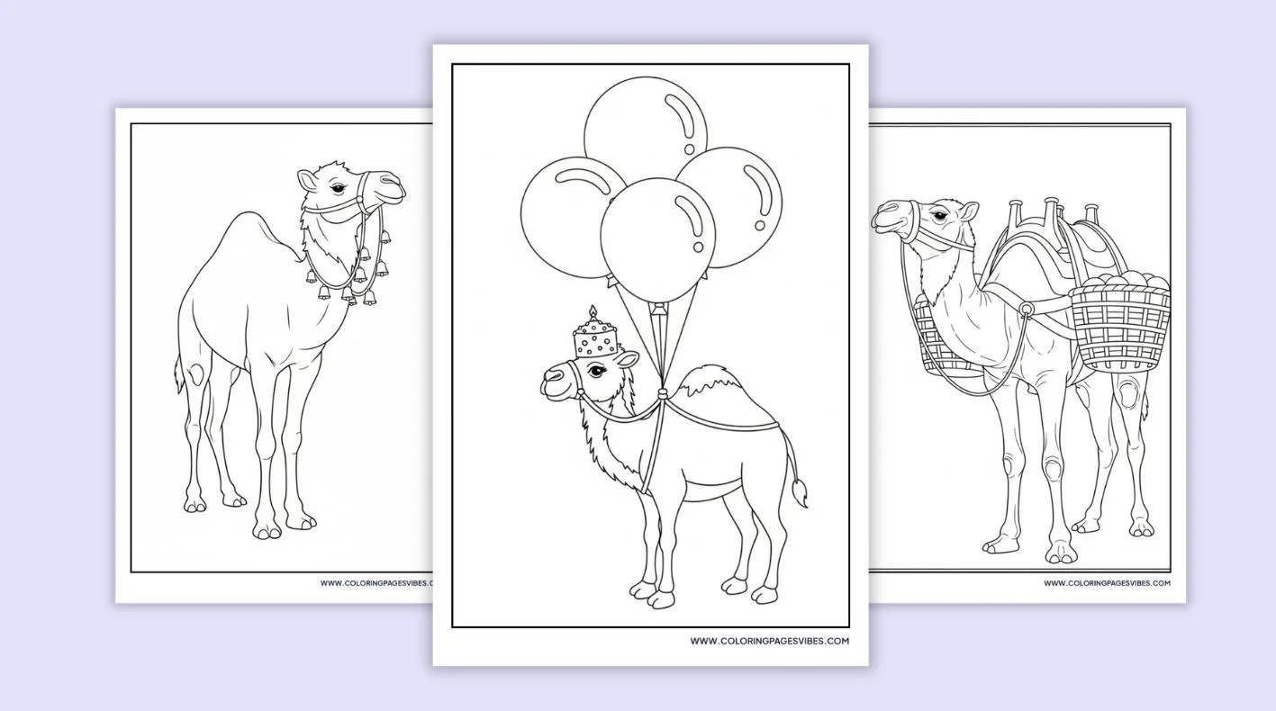 60+ Free Printable Camel Coloring Pages (Download & Print)