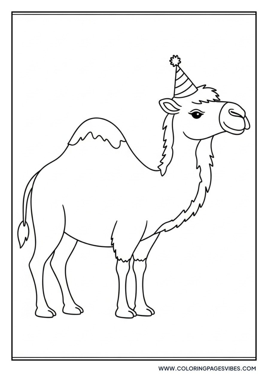 Small Camel with Hat