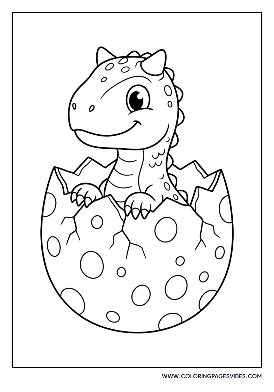 Baby Carnotaurus in Egg
