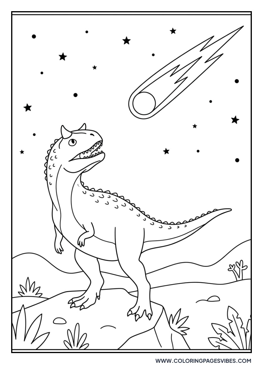Carnotaurus and Comet