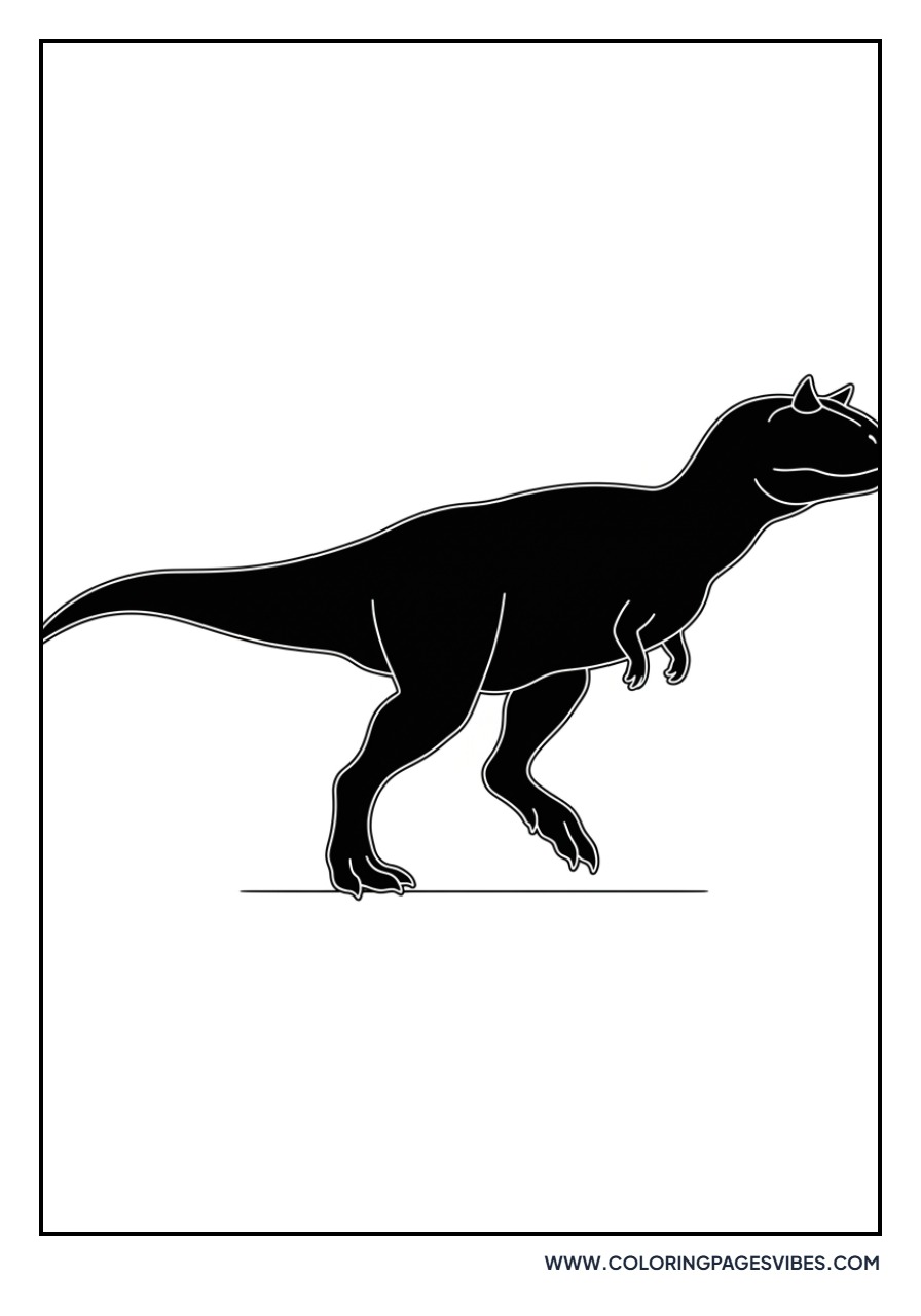 Carnotaurus at Sunset