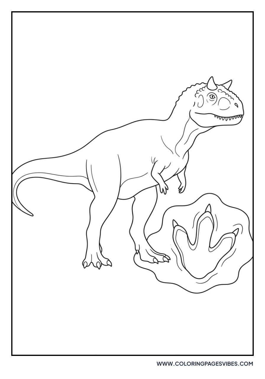 Carnotaurus Footprint Study