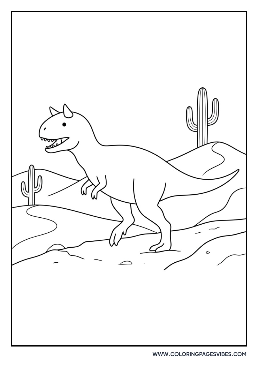 Carnotaurus in the Desert
