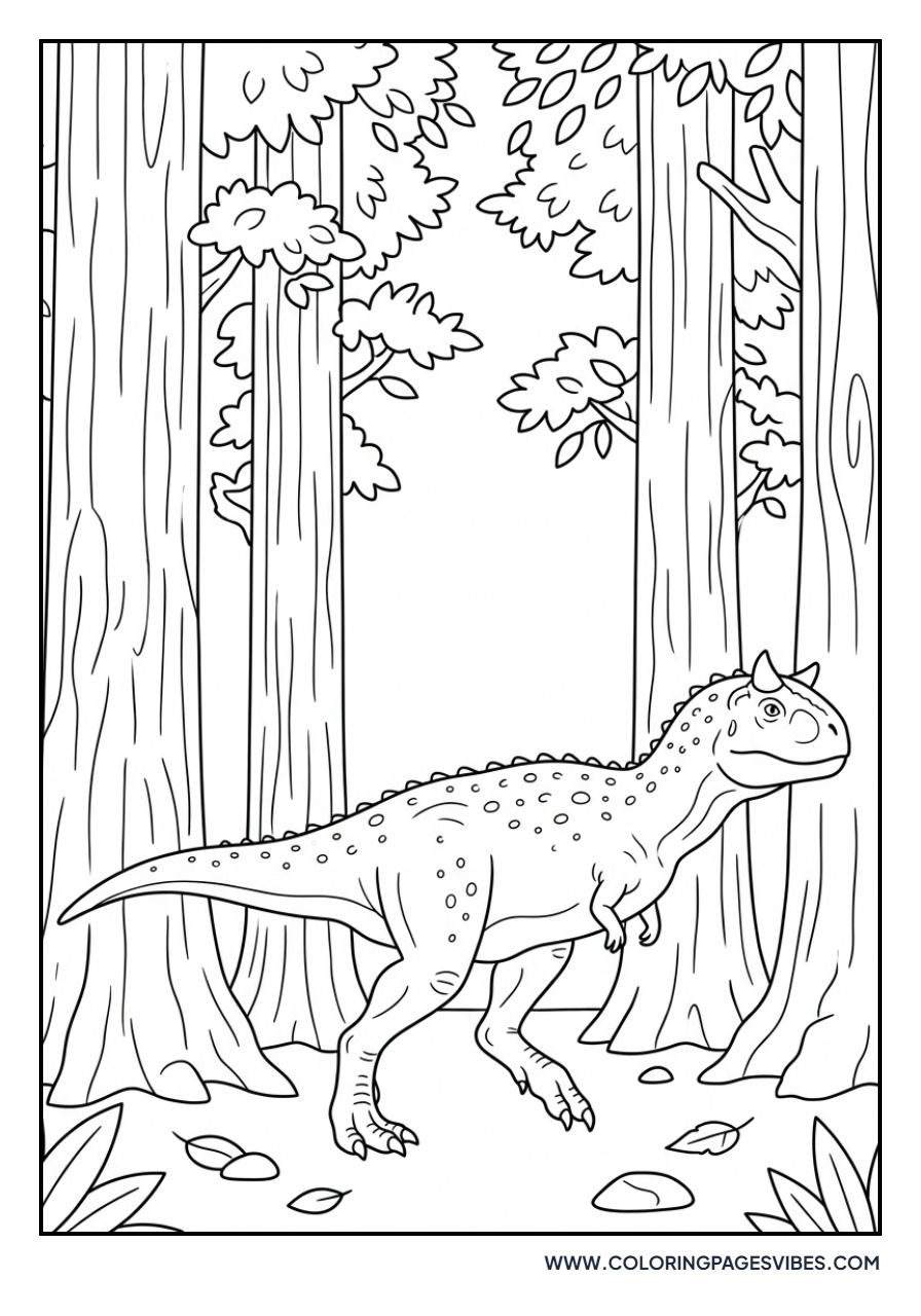 Carnotaurus in the Tall Trees