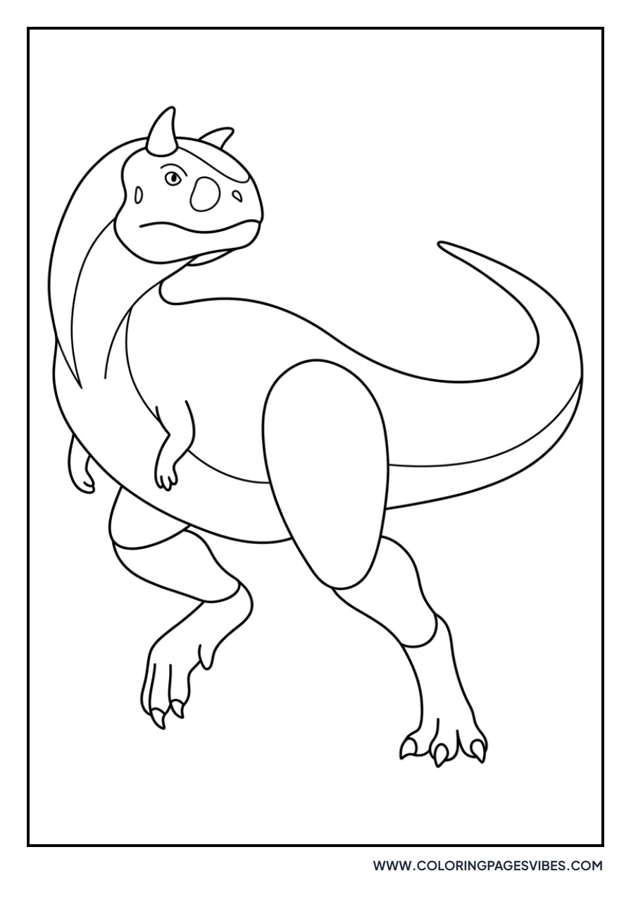 Carnotaurus Looking Back