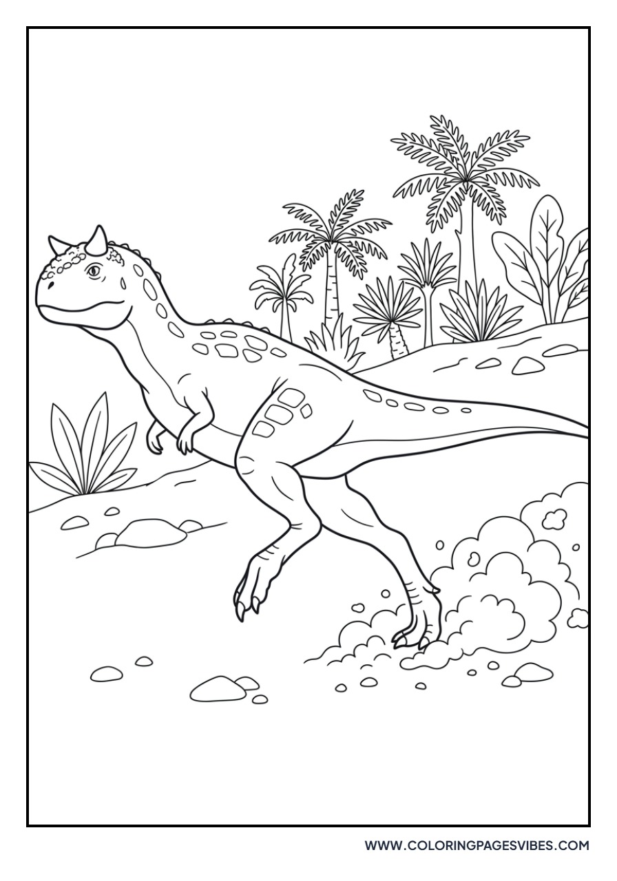 Carnotaurus Running Fast