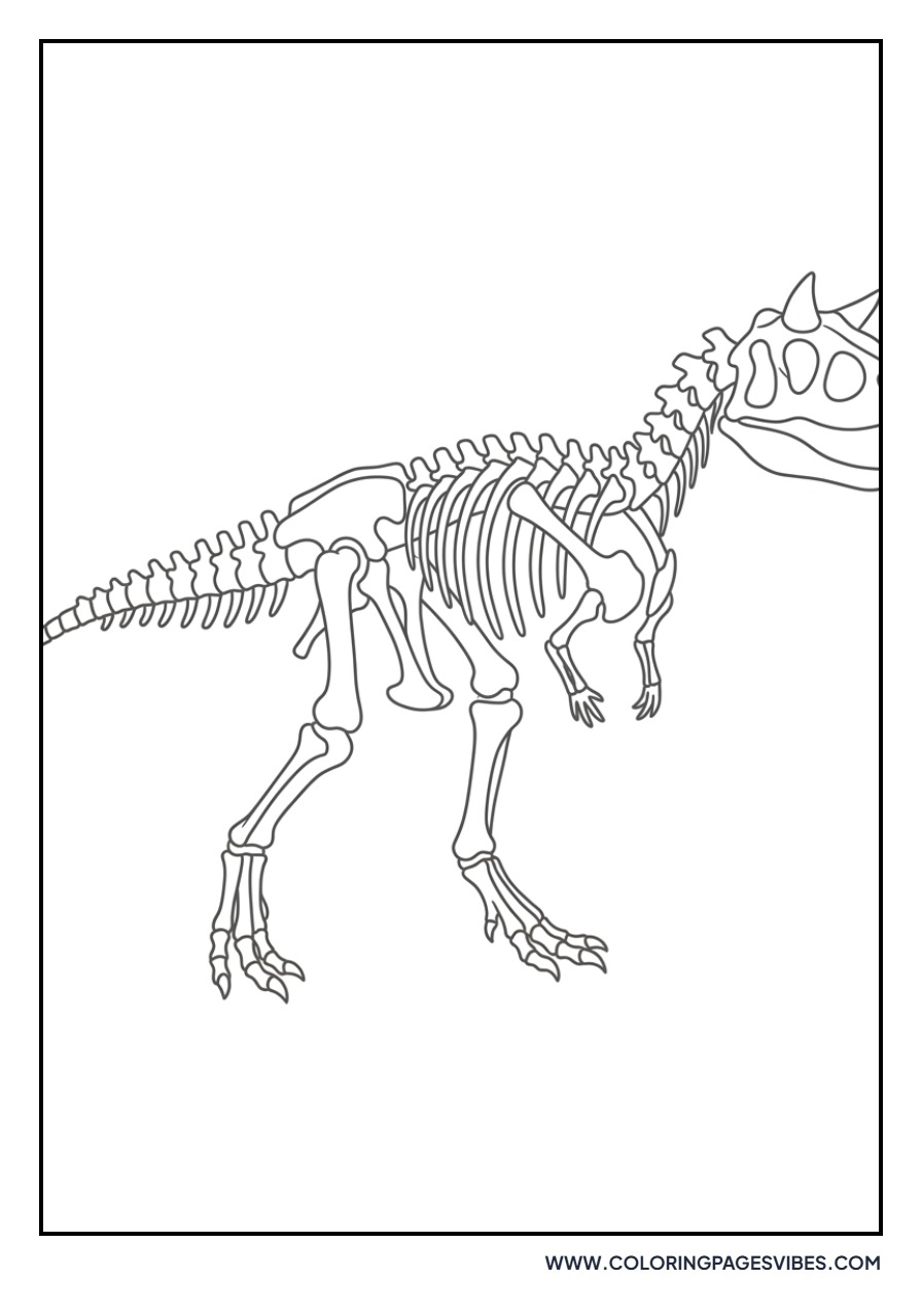 Carnotaurus Skeleton Display