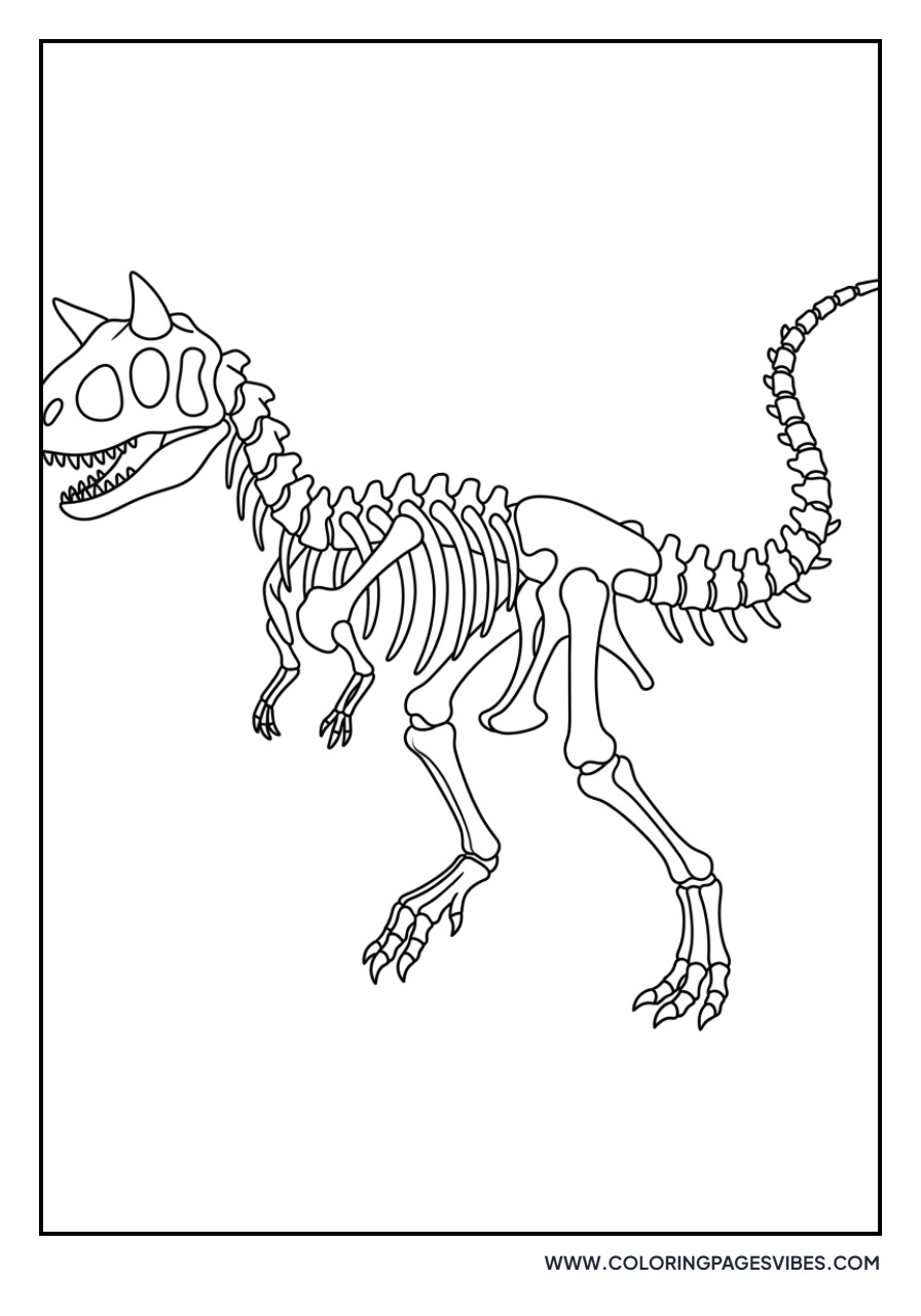Carnotaurus Skeleton Walking