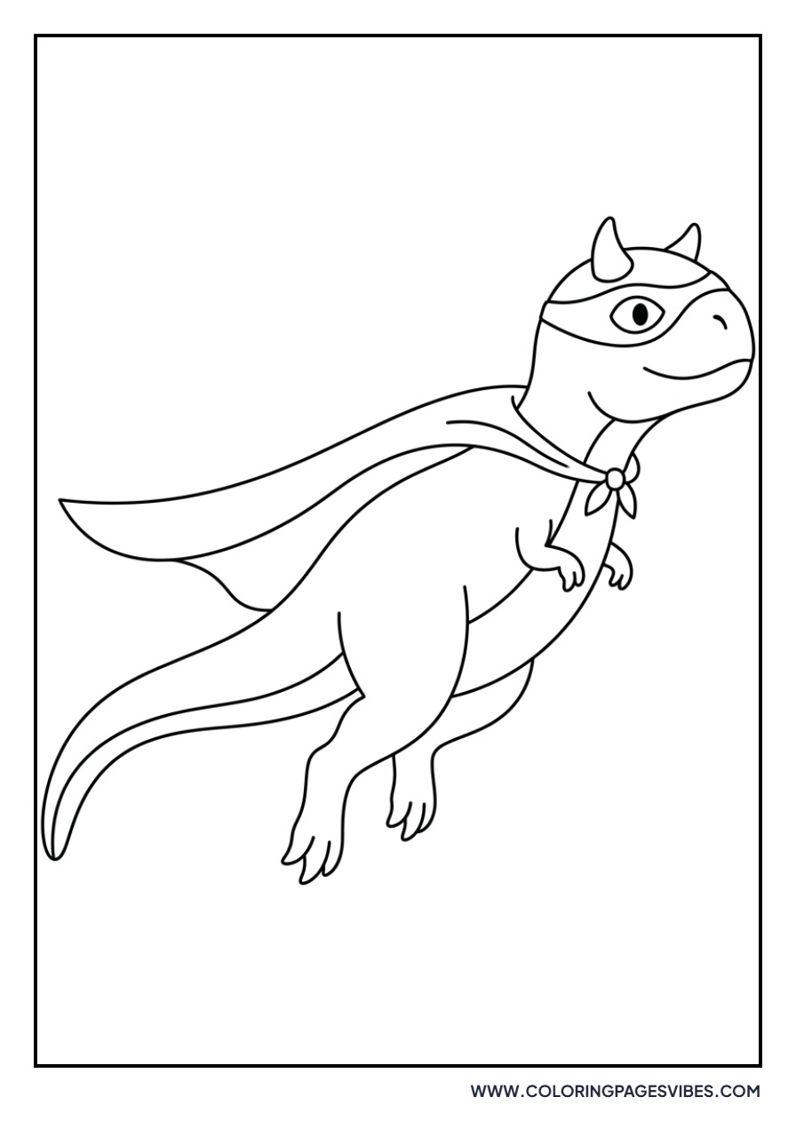 Carnotaurus Superhero