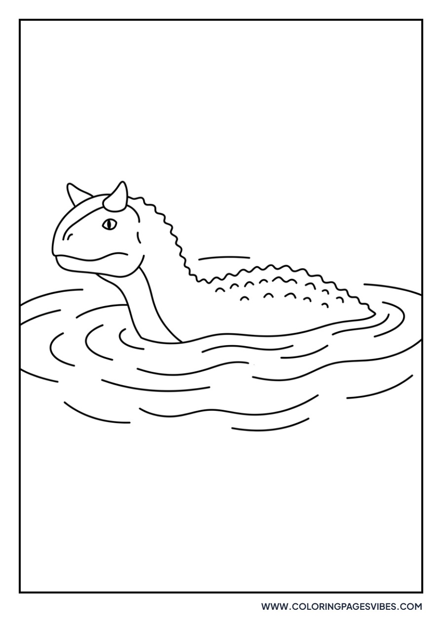 Carnotaurus Swimming
