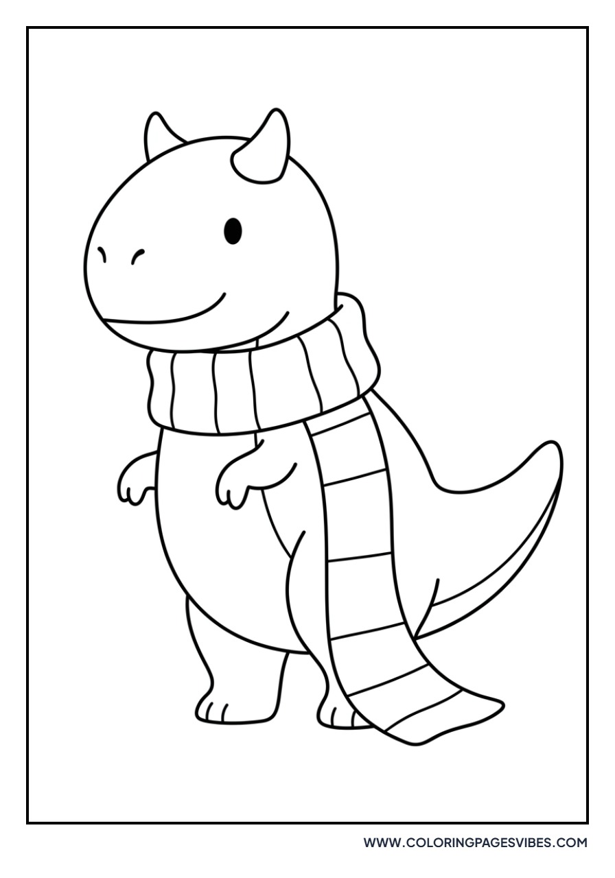 Carnotaurus with a Scarf