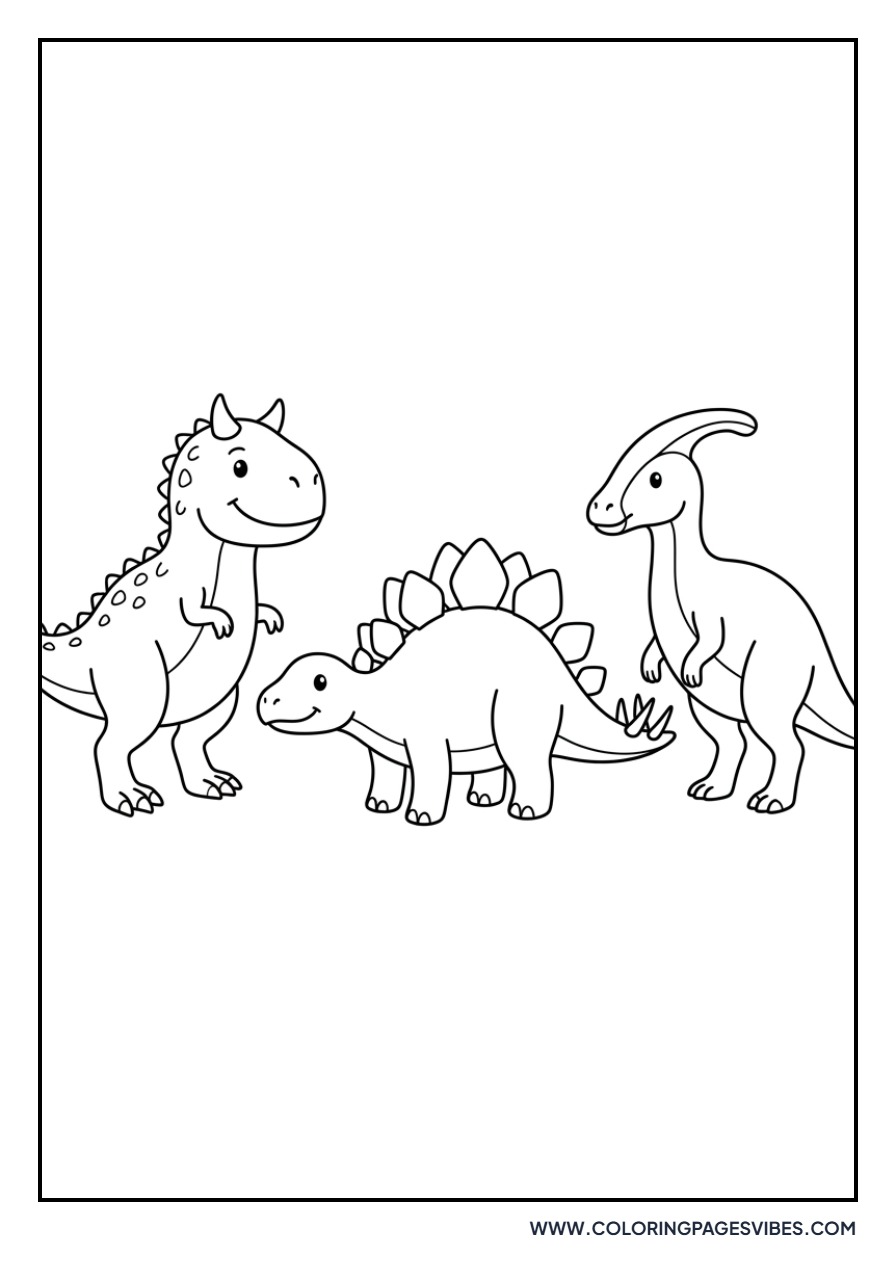 Carnotaurus with Dino Friends