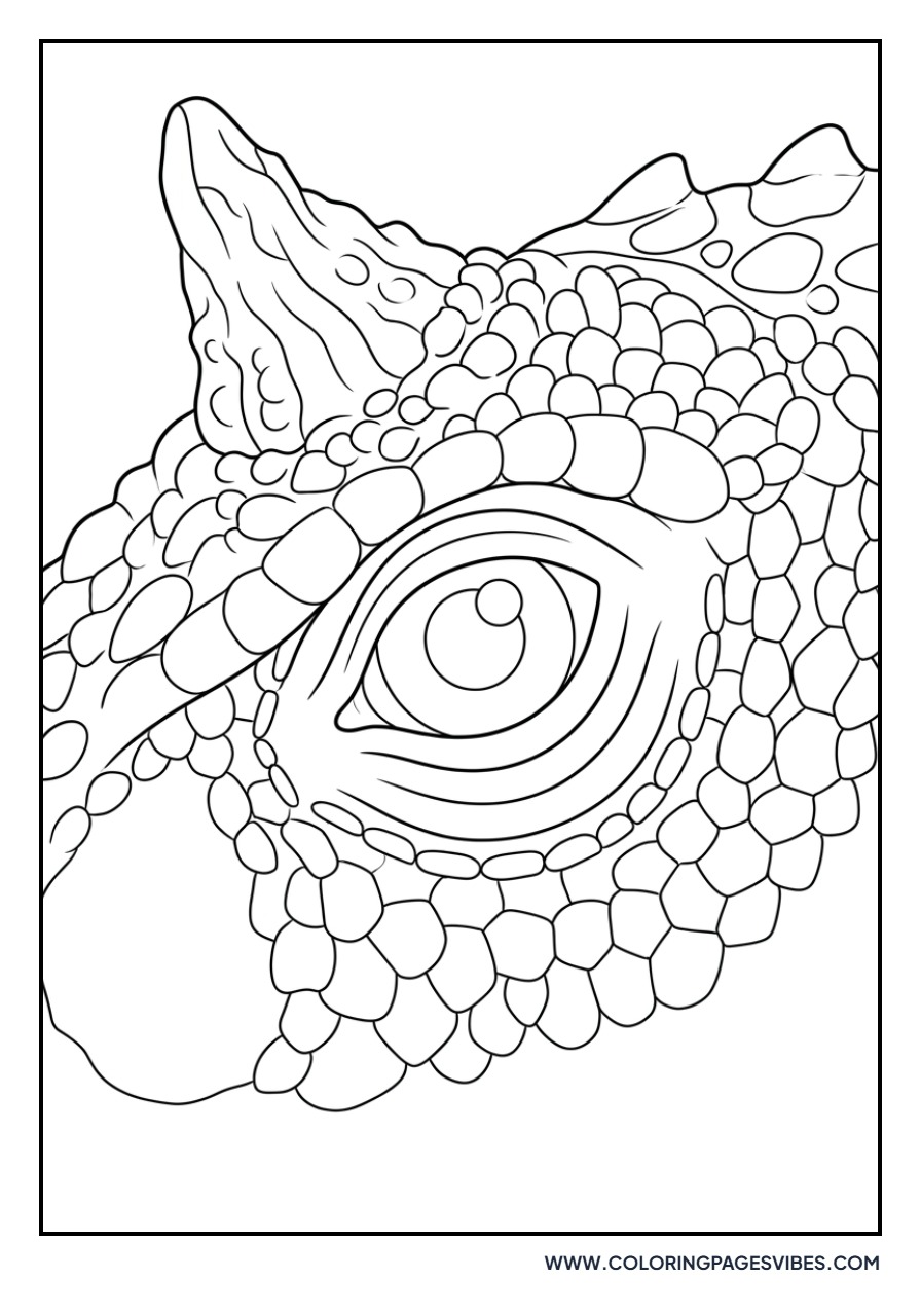 Detailed Carnotaurus Eye