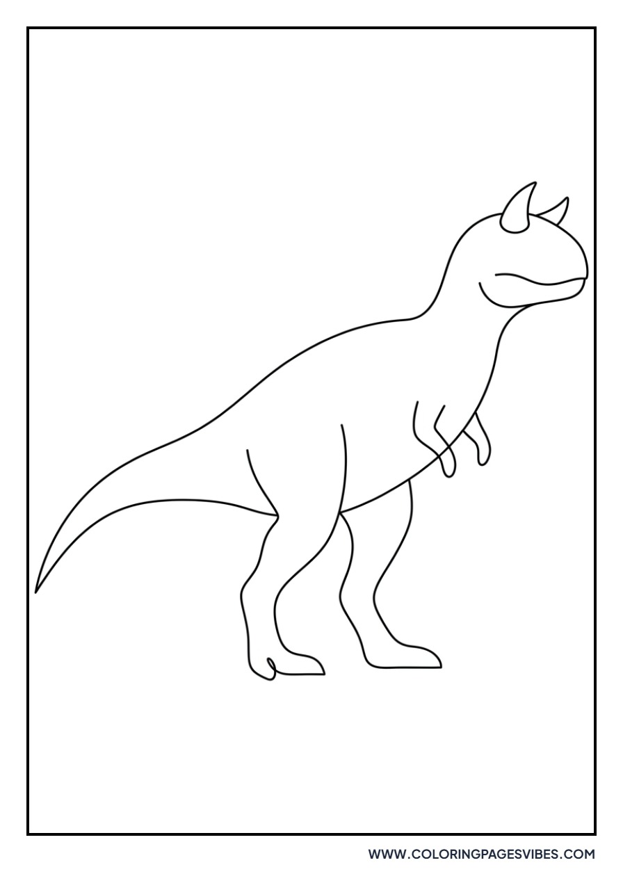 Minimalist Carnotaurus