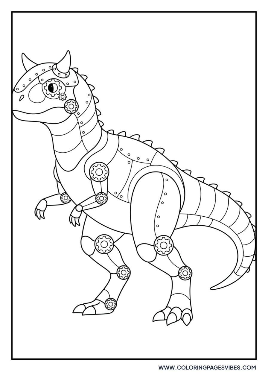 Steampunk Carnotaurus