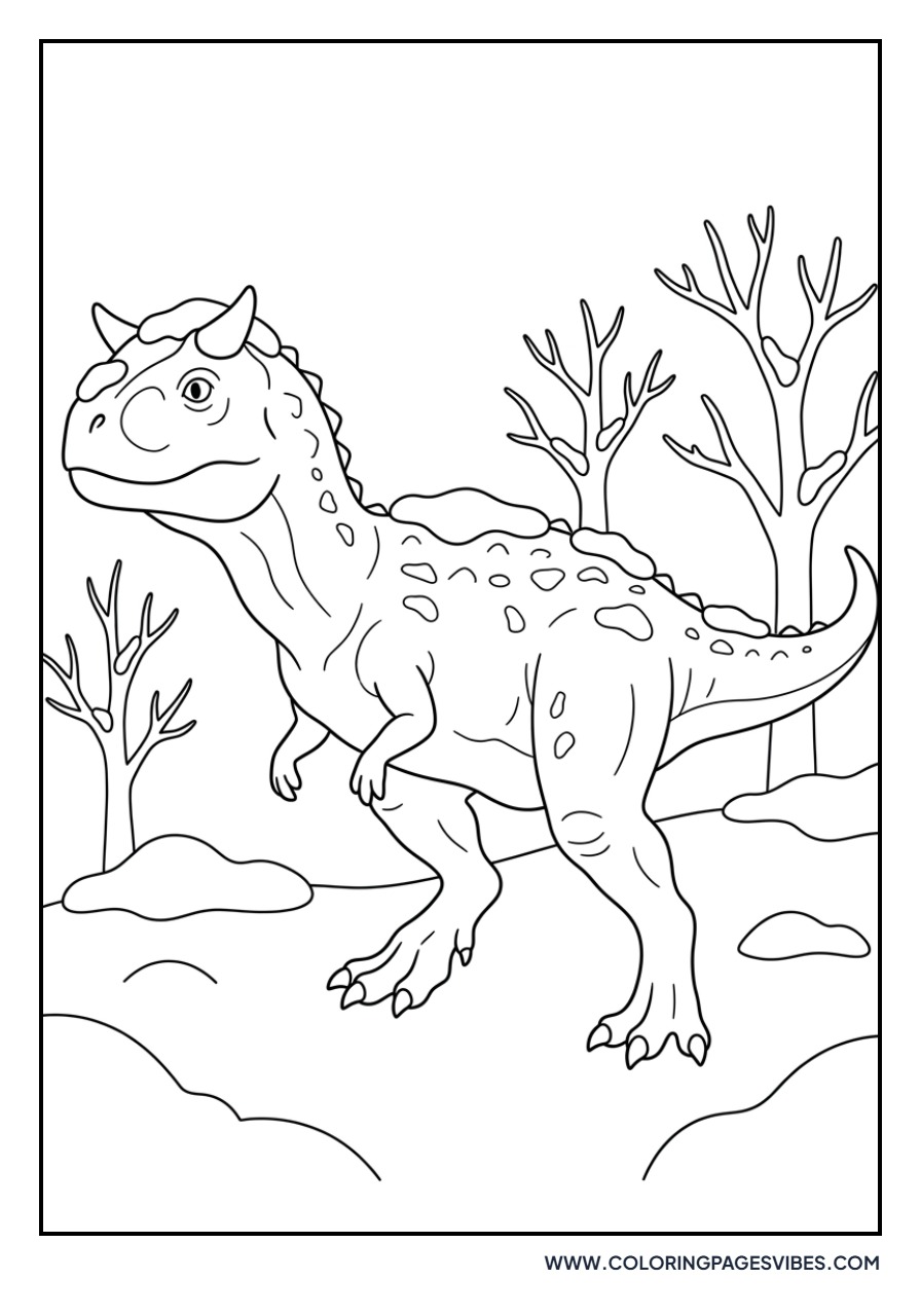 Winter Carnotaurus