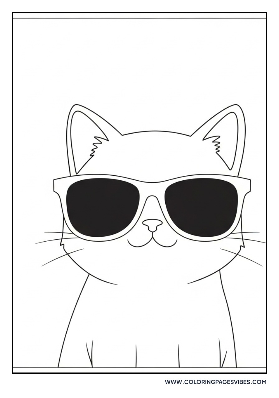 Cool Cartoon Cat