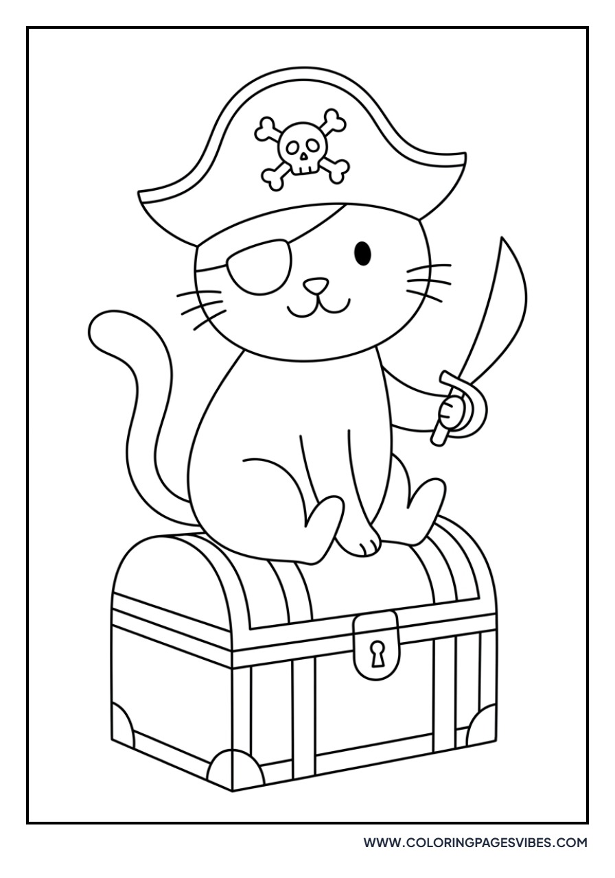 Cat as a Pirate