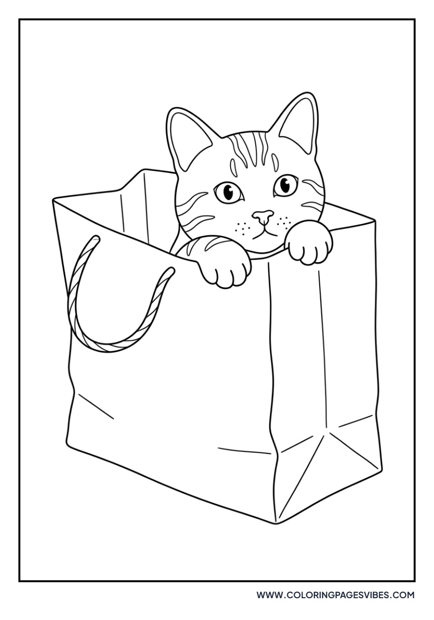 Cat in a Shopping Bag