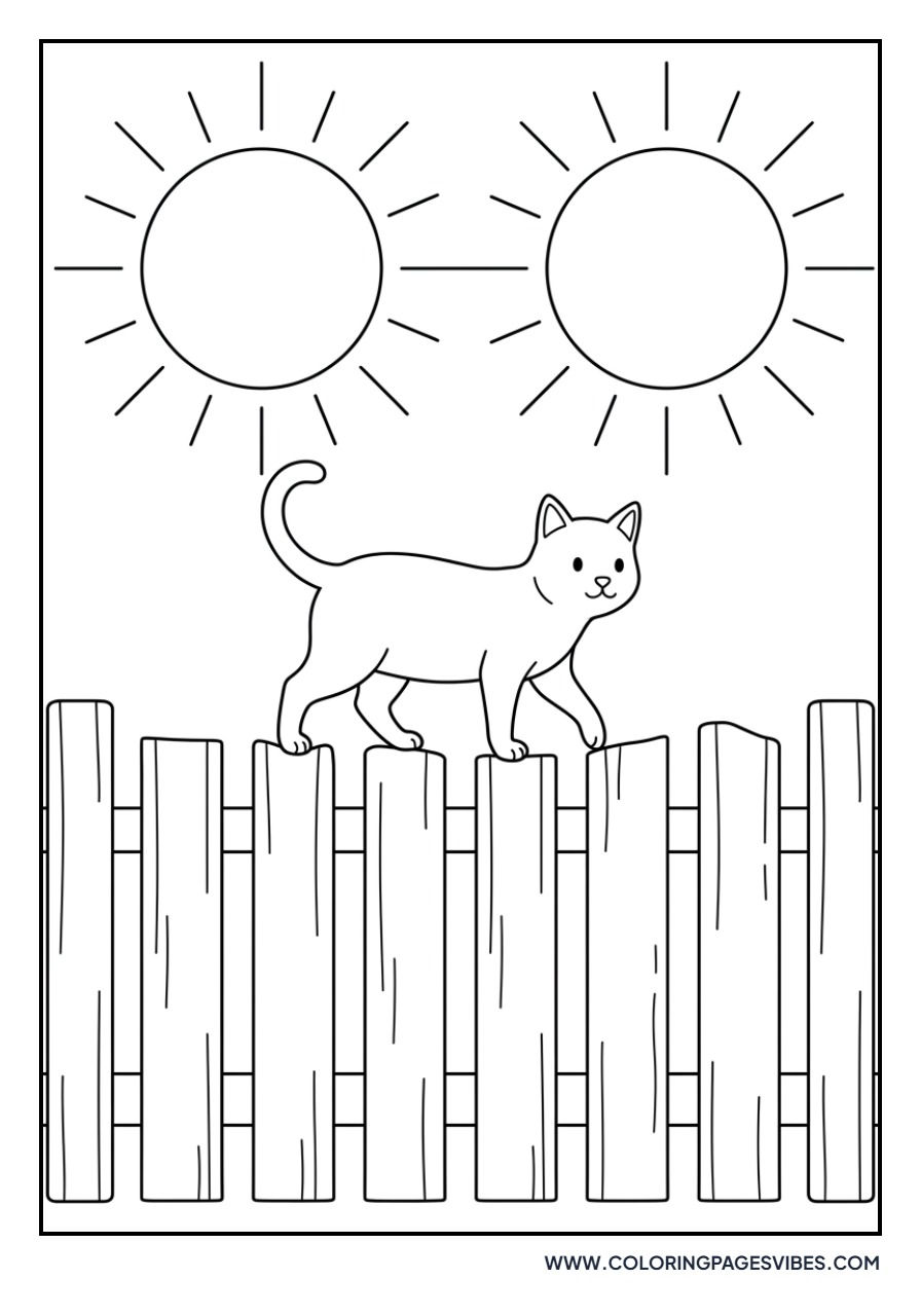 Cat on a Fence