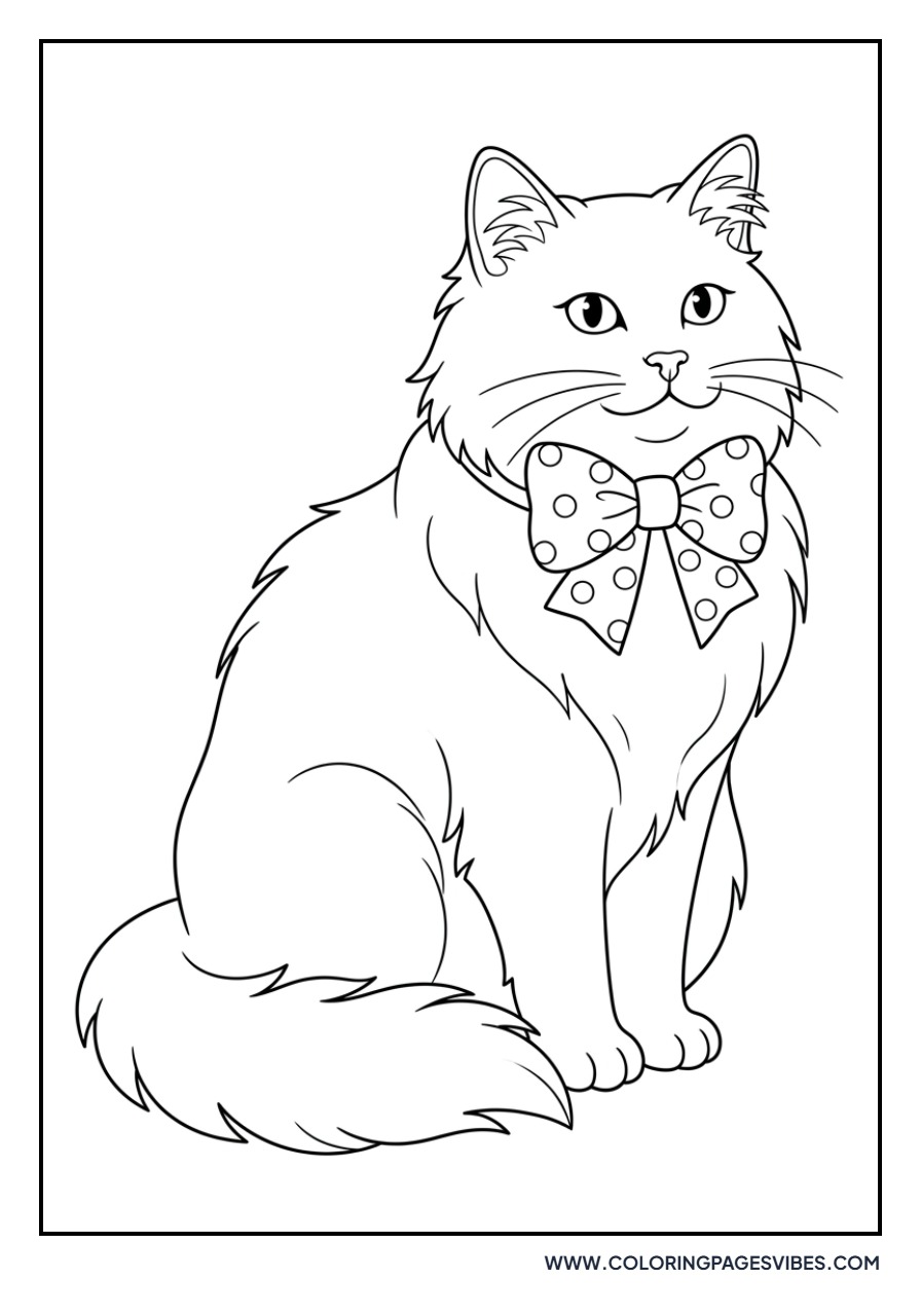 Cat Wearing a Bow Tie