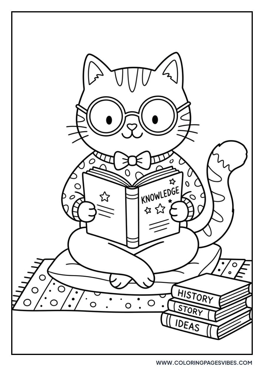 Cat Wearing Glasses