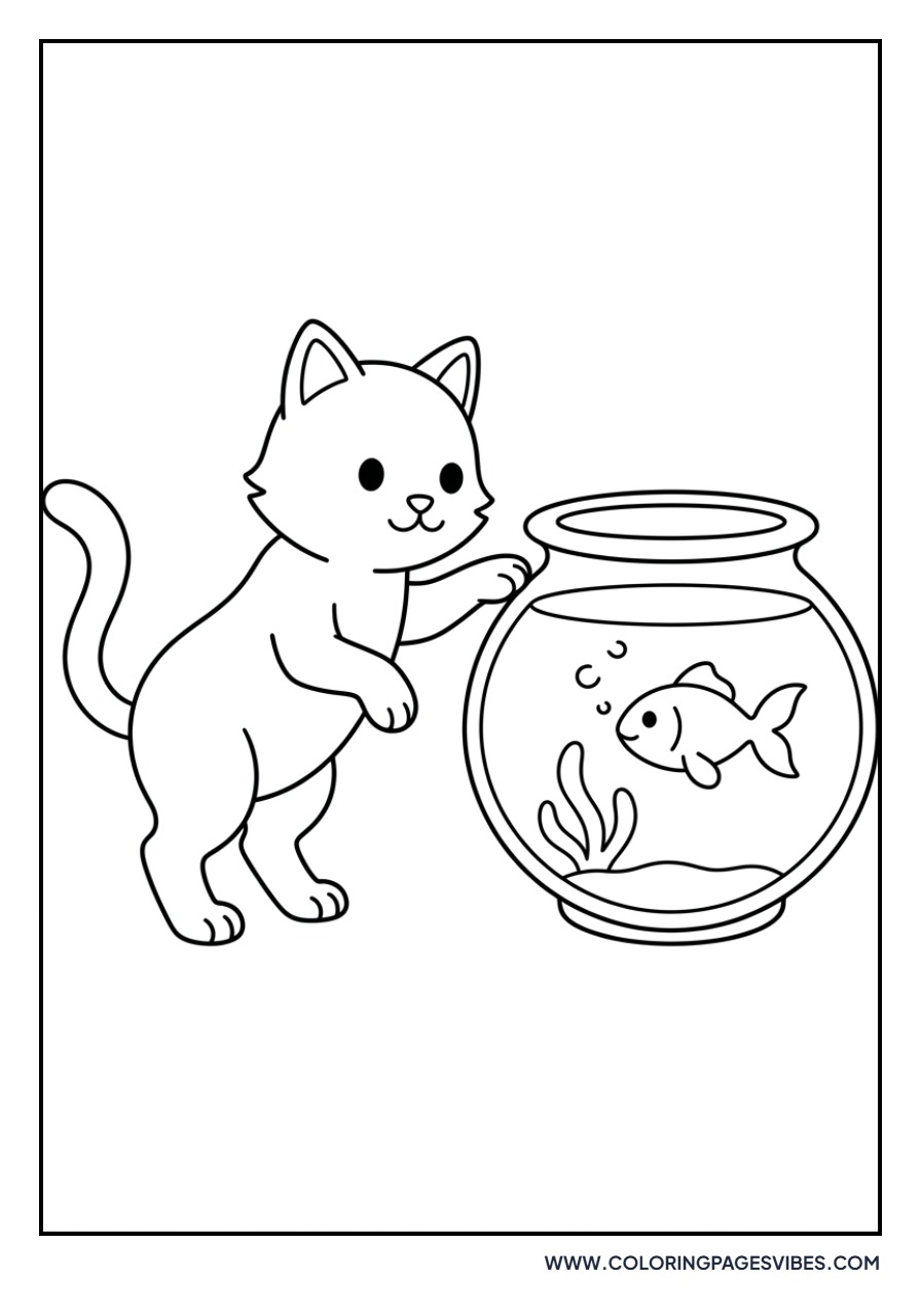 Cat with a Fishbowl